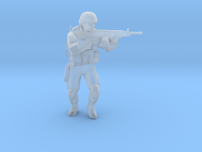 Soldier-sq-6 in Clear Ultra Fine Detail Plastic