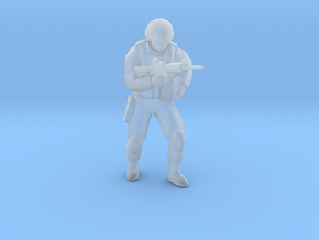 Soldier-sq-4 in Clear Ultra Fine Detail Plastic