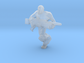Armed Gas Miner in Clear Ultra Fine Detail Plastic