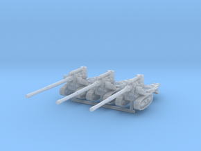 Br-2 152mm M1935 (x3) 1/200 in Clear Ultra Fine Detail Plastic