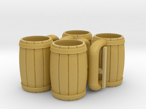 MOTUC 4 Mugs in Tan Fine Detail Plastic