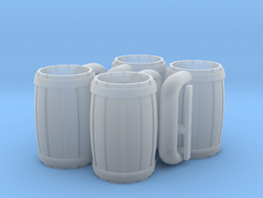 MOTUC 4 Mugs in Clear Ultra Fine Detail Plastic