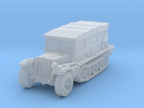 Sdkfz 10 B (covered) 1/120 in Clear Ultra Fine Detail Plastic