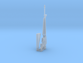 1/9 XM16E1 Assault rifle in Clear Ultra Fine Detail Plastic