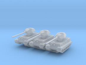 Tiger II P (x3) 1/350 in Clear Ultra Fine Detail Plastic