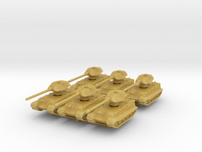 Tiger II P (x6) 1/500 in Tan Fine Detail Plastic