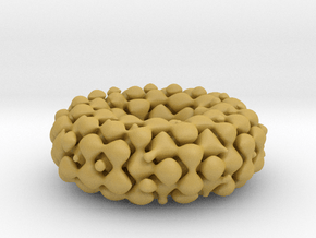 Möbius lattice (fat) in Tan Fine Detail Plastic