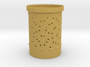 Pong bubbles Bloom zoetrope in Tan Fine Detail Plastic