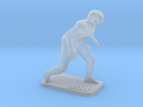 Defensive End 2 in Clear Ultra Fine Detail Plastic
