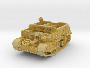 Universal Carrier Radio (Rivets) 1/160 in Tan Fine Detail Plastic