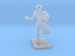 Running Back in Clear Ultra Fine Detail Plastic