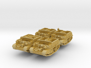Universal Carrier set (riv) (x4) 1/220 in Tan Fine Detail Plastic