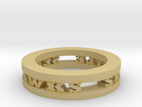 Ring in Tan Fine Detail Plastic