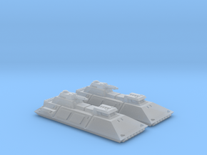1/270 Imperial 1-L Tanks (2) in Clear Ultra Fine Detail Plastic