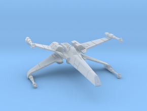 1/270 T-85 X-wing Fighter in Clear Ultra Fine Detail Plastic