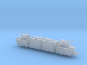 1/270 Imperial Repulsor Train (Artillery Car) in Clear Ultra Fine Detail Plastic