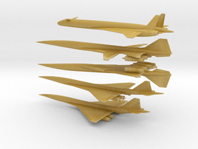 1/400 BOEING/NASA SUPERSONIC TRANSPORTS SST HSCT in Tan Fine Detail Plastic