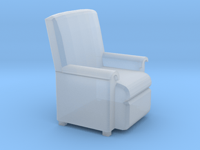 HO Sofa Seat in Clear Ultra Fine Detail Plastic
