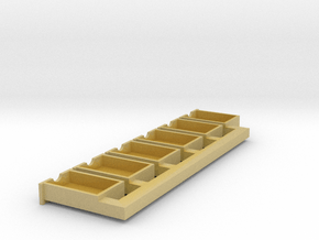 HO Scale drawers (repaired) in Tan Fine Detail Plastic