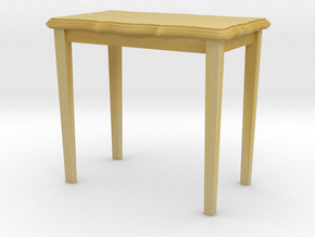 HO Scale 26.5 inch height side table in Tan Fine Detail Plastic