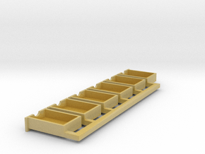 S scale drawers in Tan Fine Detail Plastic