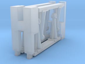 1/48 scale 8 queenposts & beams in Clear Ultra Fine Detail Plastic