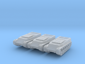 44M TAS Ammo Carrier (x3) 1/285 in Clear Ultra Fine Detail Plastic