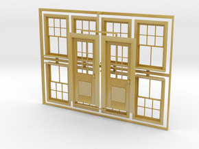 CPR standard No. 5 doors  No. 8 windows in Tan Fine Detail Plastic