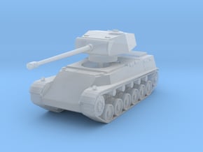 44M TAS (Long turret) 1/87 in Clear Ultra Fine Detail Plastic