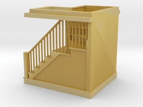 1:48 scale staircase in Tan Fine Detail Plastic