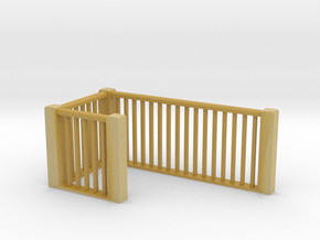 1:48 scale upper railings 2 in Tan Fine Detail Plastic