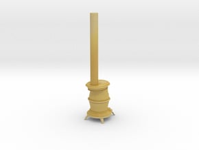 1:32 scale stove in Tan Fine Detail Plastic