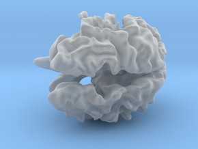Brain White Matter in Clear Ultra Fine Detail Plastic