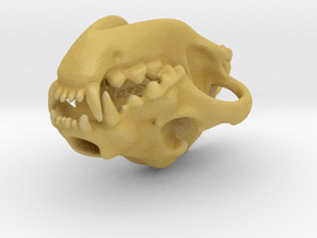 Hyena pendant in Tan Fine Detail Plastic