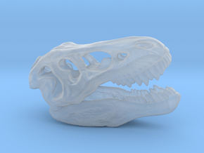 Tyrannosaurus Rex Skull 35mm in Clear Ultra Fine Detail Plastic