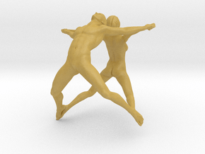 Hooped Figures - JOY - 40mm in Tan Fine Detail Plastic