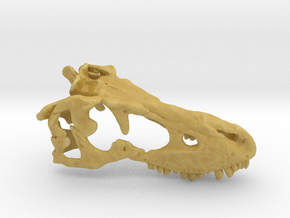 Tarbosaurus Skull 30mm in Tan Fine Detail Plastic