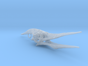 Pteranodon skull pendant in Clear Ultra Fine Detail Plastic