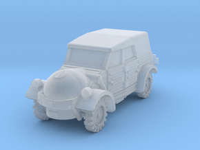 Kubelwagen 239 (covered) 1/87 in Clear Ultra Fine Detail Plastic