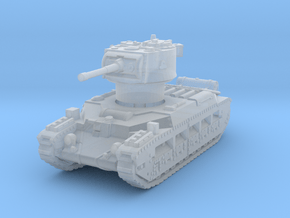 Matilda II (late) 1/87 in Clear Ultra Fine Detail Plastic