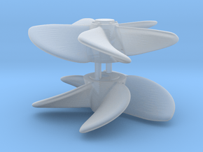  ASD 2810 MKI - Propeller (2 pcs) in Clear Ultra Fine Detail Plastic