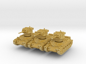 Matilda II (late) (x3) 1/220 in Tan Fine Detail Plastic