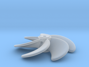 Containership Propeller in Clear Ultra Fine Detail Plastic