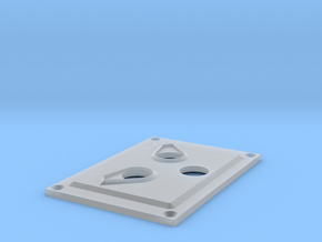 Towing Pin Plate TUG in Clear Ultra Fine Detail Plastic