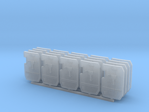 Minotaurs Primaris Boarding Shield X20 in Clear Ultra Fine Detail Plastic