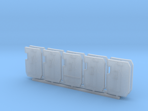 Lambda Primaris Boarding Shield X10 in Clear Ultra Fine Detail Plastic