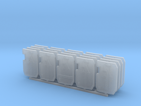 Lambda Primaris Boarding Shield X20 in Clear Ultra Fine Detail Plastic