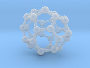 0015 Fullerene c32-6 d3 in Clear Ultra Fine Detail Plastic