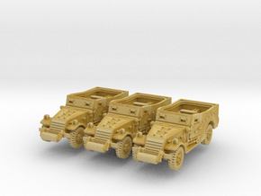 M3A1 Scoutcar early (x3) 1/220 in Tan Fine Detail Plastic