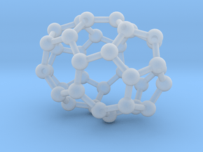 0030 Fullerene c36-02 d2 in Clear Ultra Fine Detail Plastic